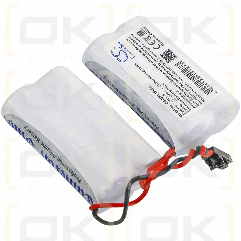 Saflock 6800121 / 6800-12-1 2700 mAh Alkaline 6,0 V (Cameron Sino)