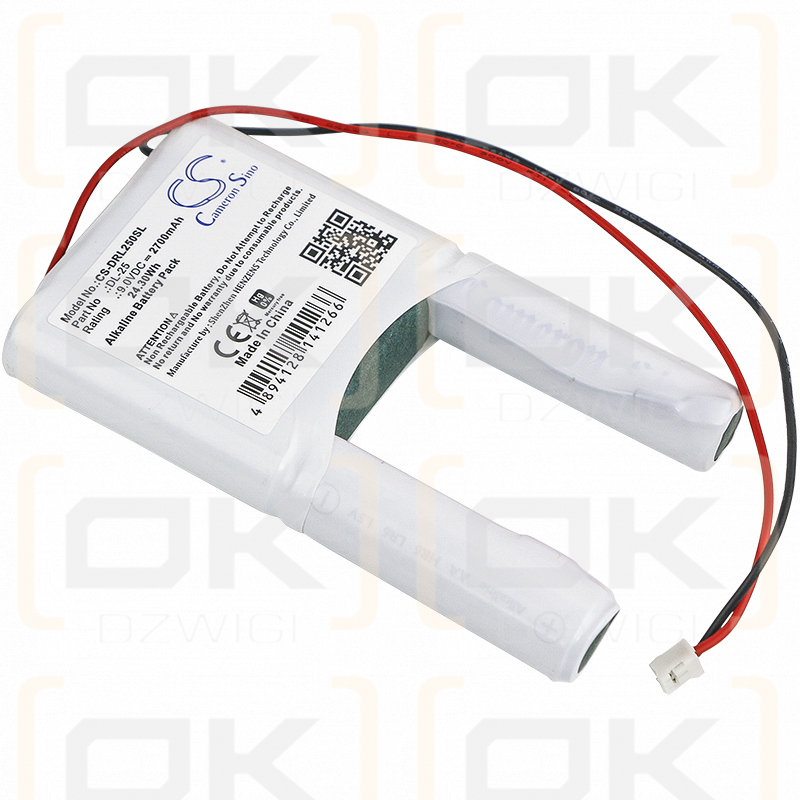 NABC HTL10 2700mAh Alkaline 9.0V (Cameron Sino)