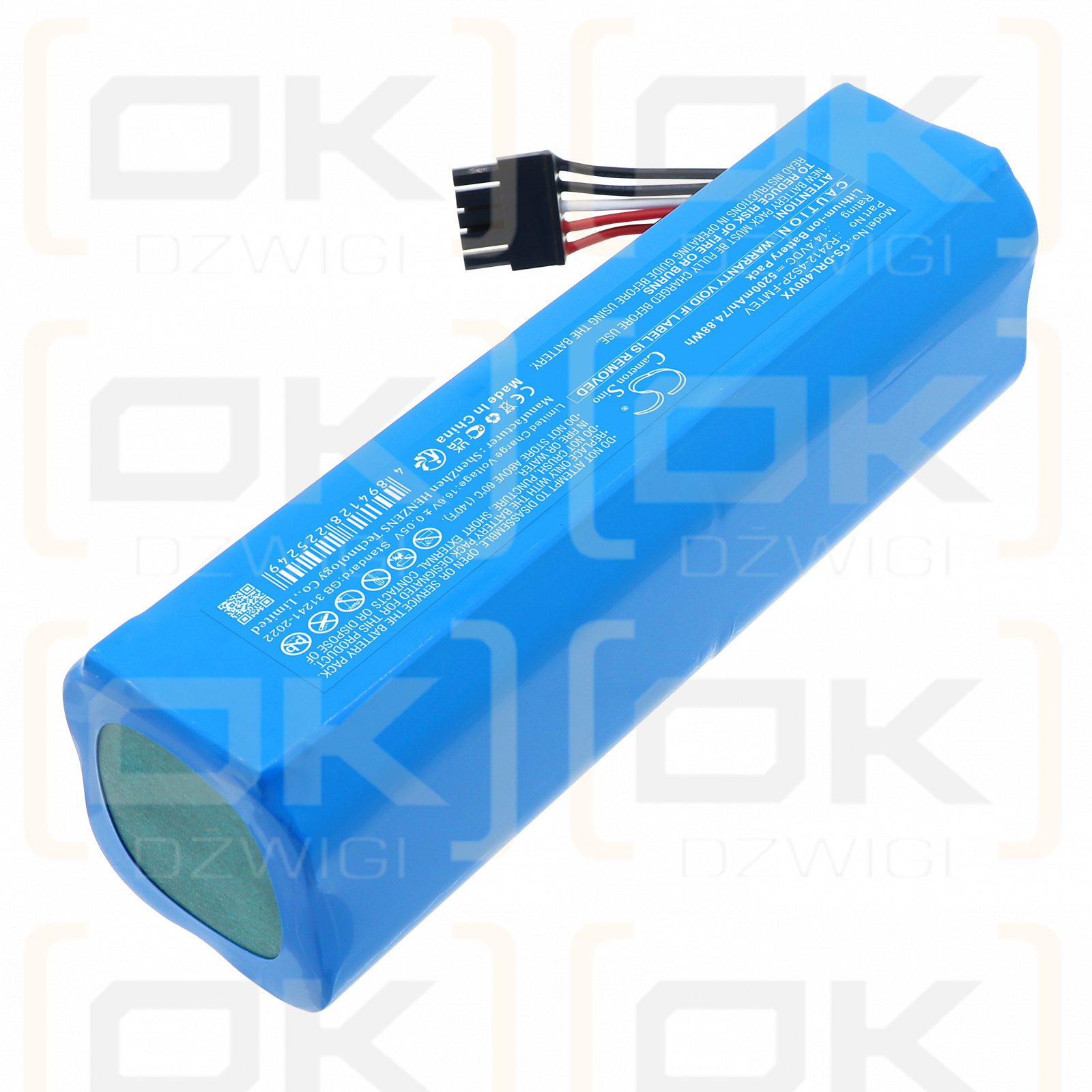 Dreame RCDE0303-1 / R2412-4S2P-FMTEV 5200 mAh Li-ion 14.4 V (Cameron Sino)