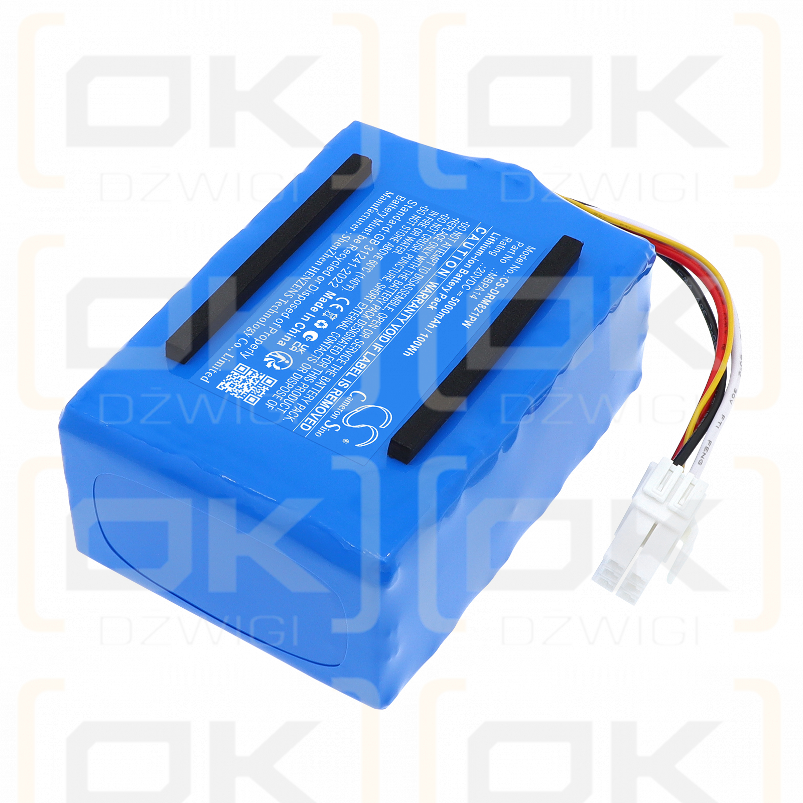 Replacement battery for Dreame MXXA8210 / MBPA14 5000 mAh Li-ion 20 V (Cameron Sino)