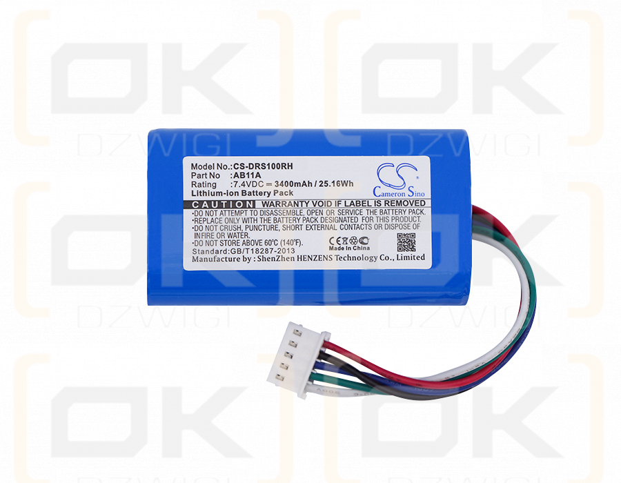 3DR Solo-Sender / AB11A 3400 mAh Li-Ion 7,4 V (Cameron Sino)