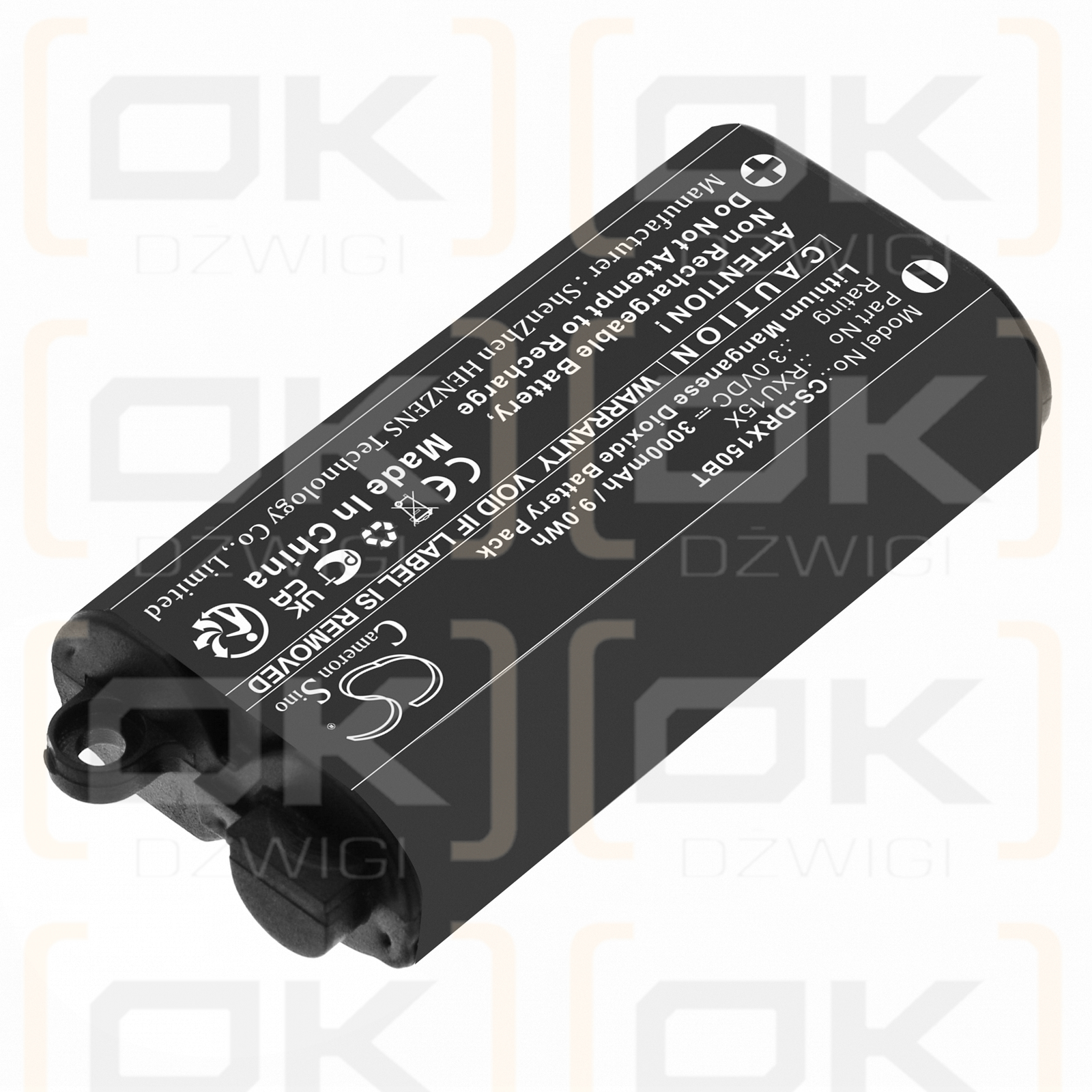 DAITEM SH156AX / RXU15X 3000mAh Li-MnO2 3.0V (Cameron Sino)