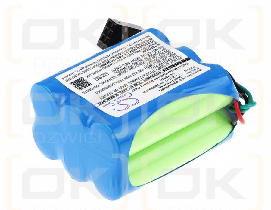 Drager Oxylog 2000 Ventilator / 8411599 2000mAh Ni-MH 7.2V (Cameron Sino)