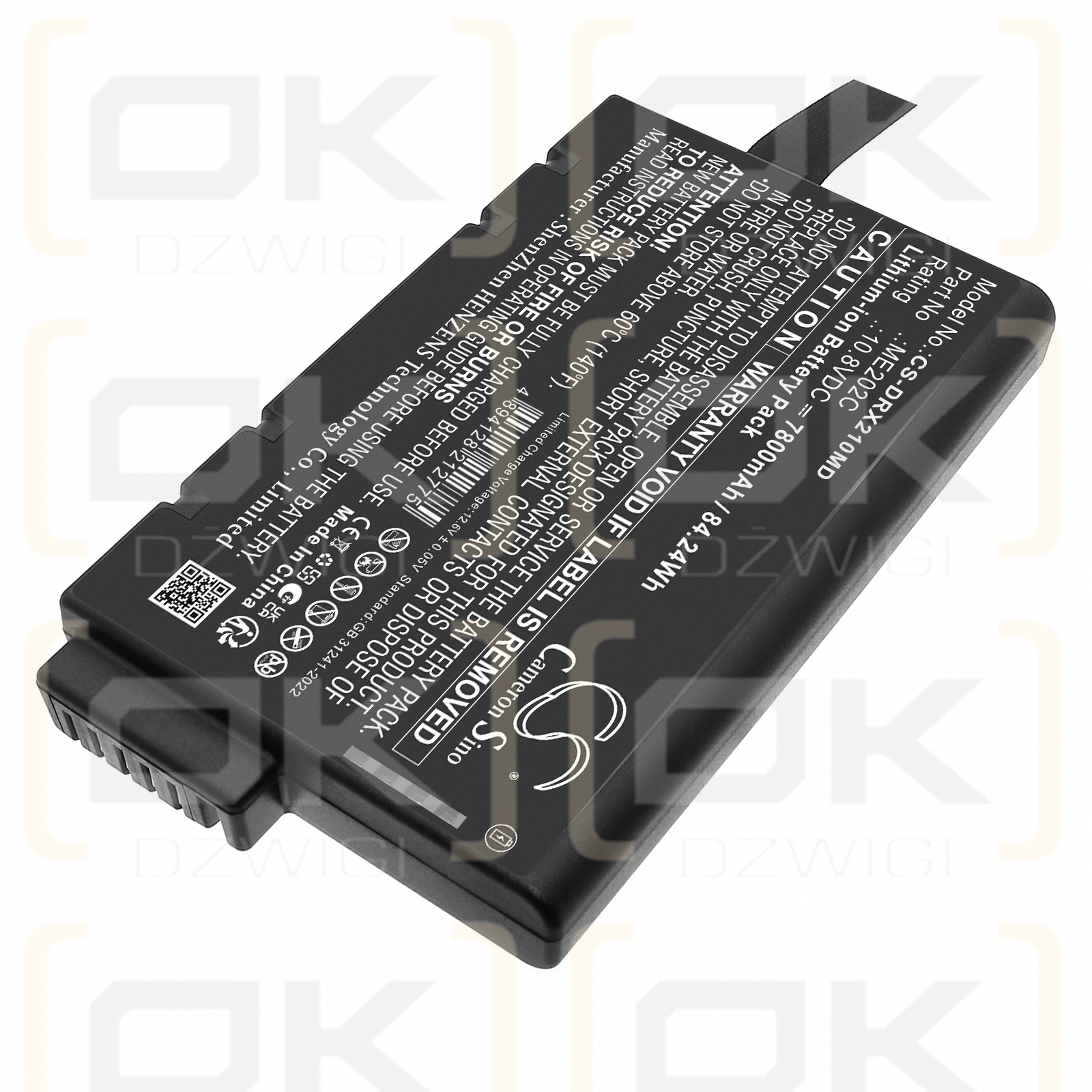Bateria zamienna do Drager Oxylog 2000+ / ME202C 7800 mAh Li-ion 10.8 V (Cameron Sino)