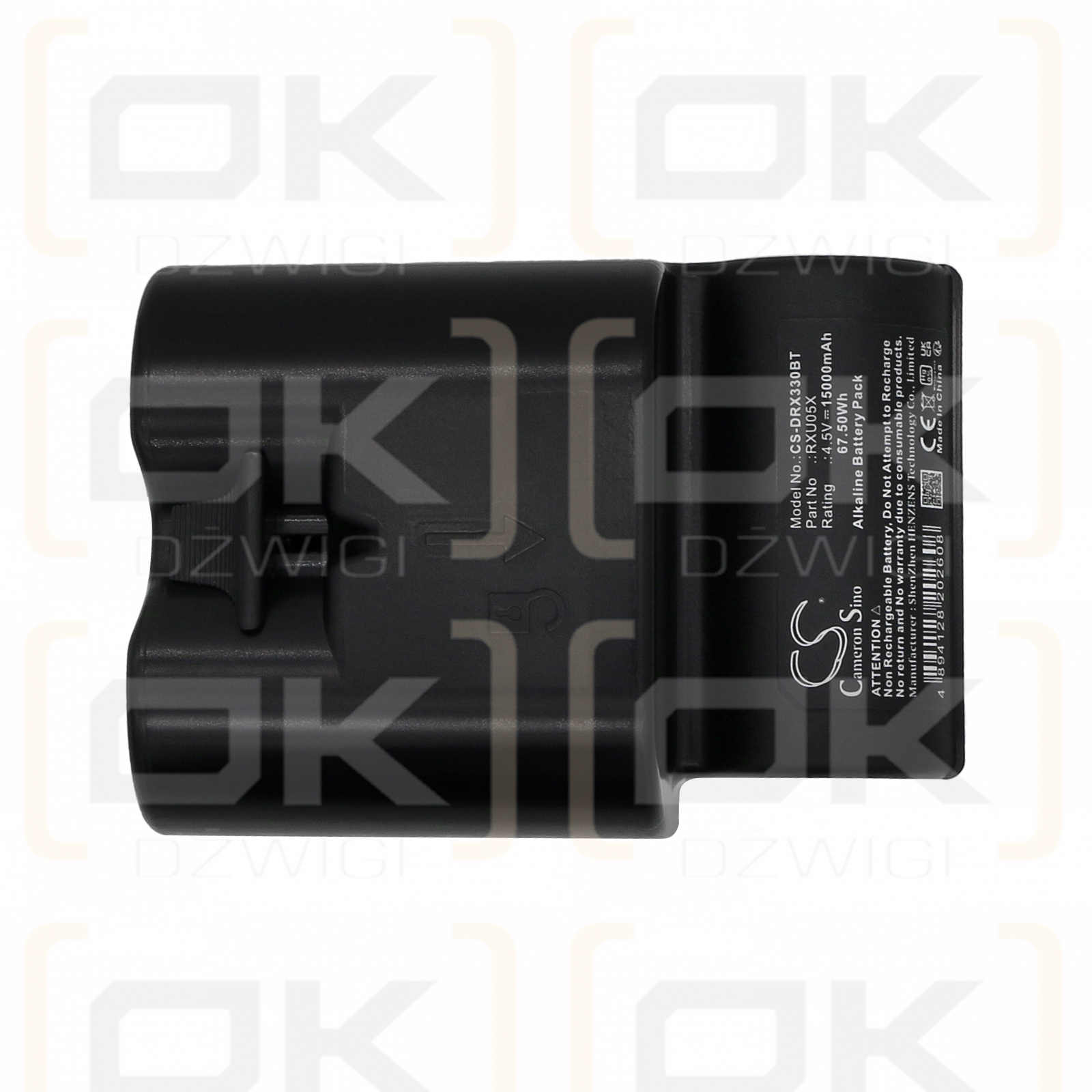 DAITEM SA330AD / RXU05X 15000mAh Alkaline 4.5V (Cameron Sino)