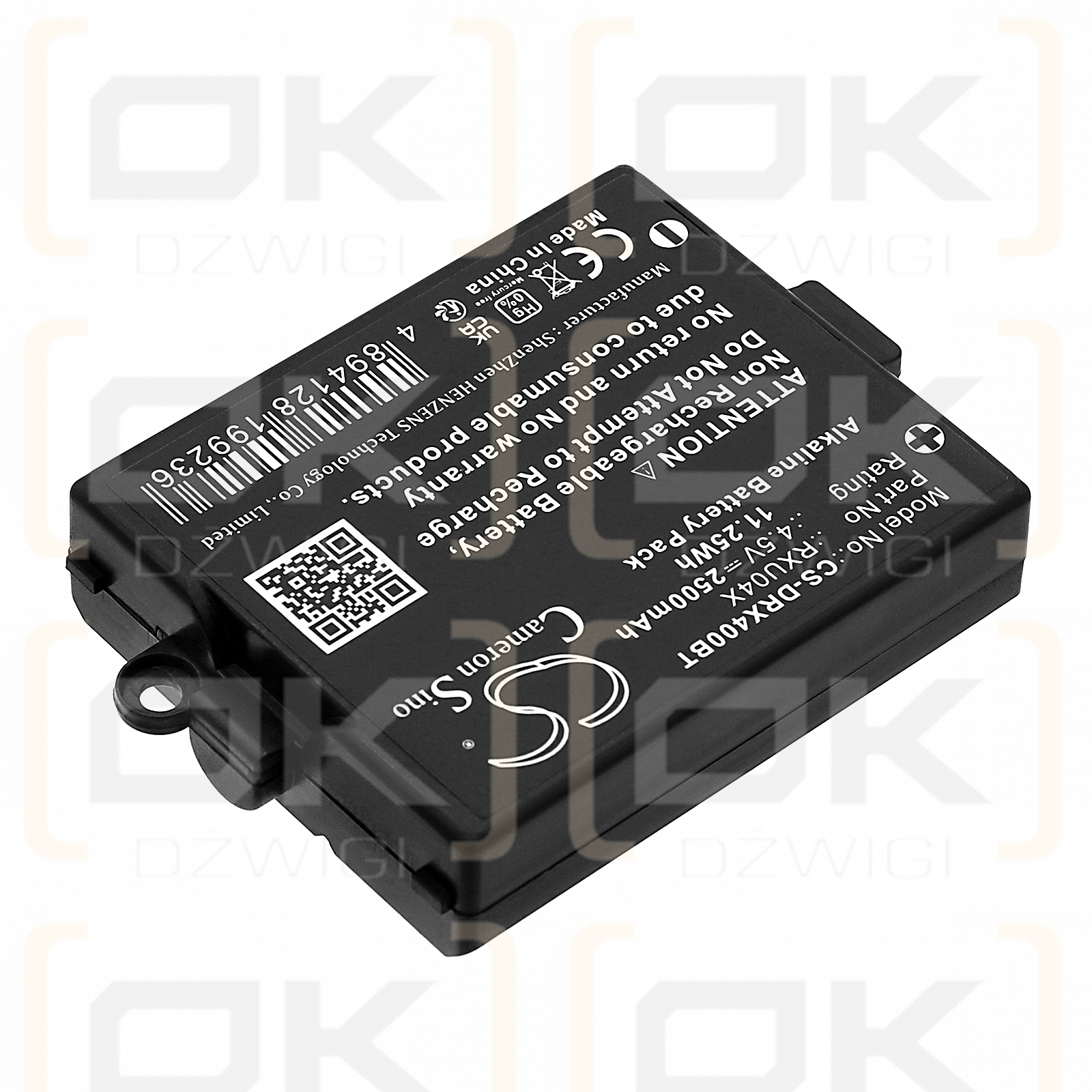 DAITEM D18 Codeeinrichtung SA660AX / RXU04X 2500mAh Alkaline 4.5V (Cameron Sino)