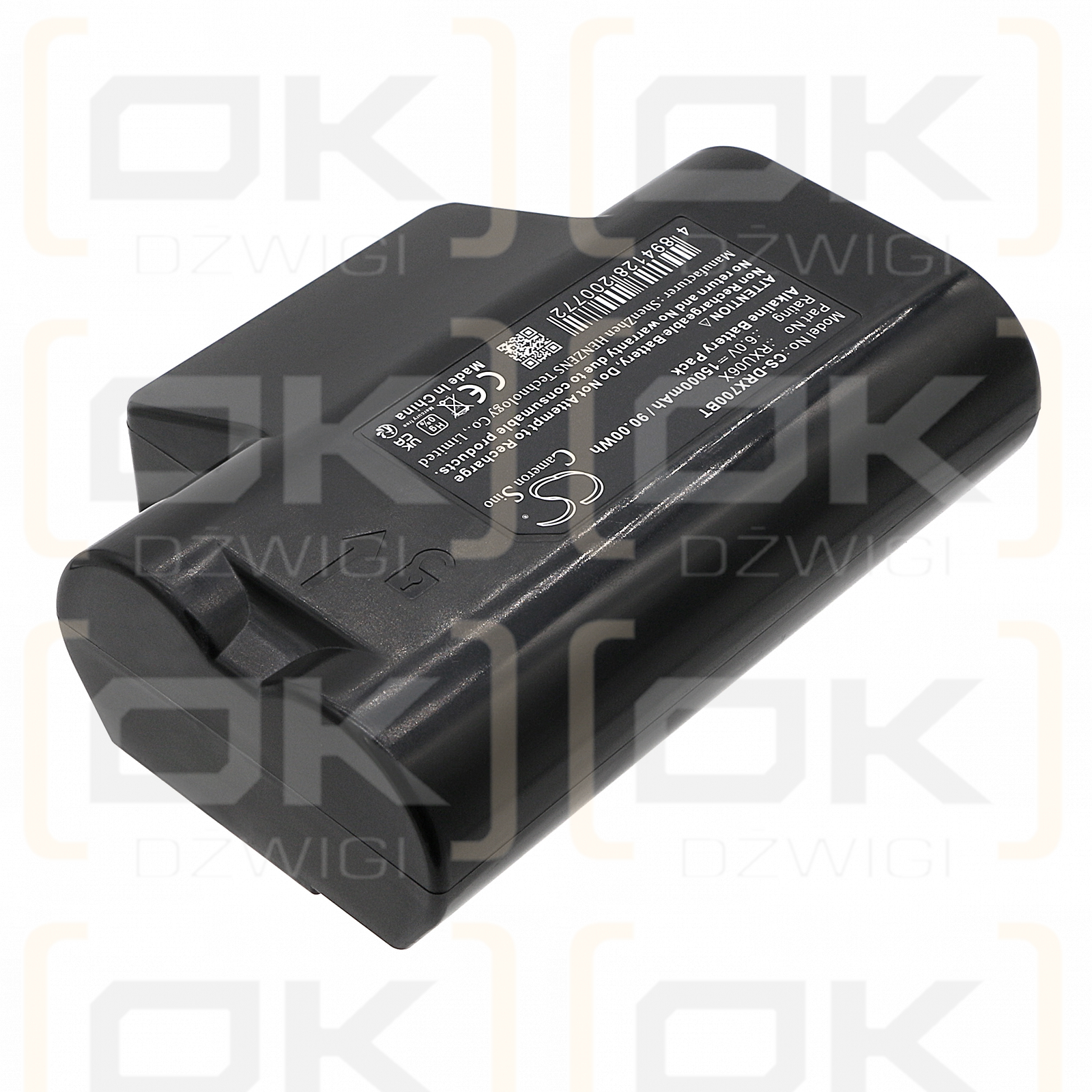 DAITEM RLD414X / RXU06X 15000mAh Alkaline 6.0V (Cameron Sino)