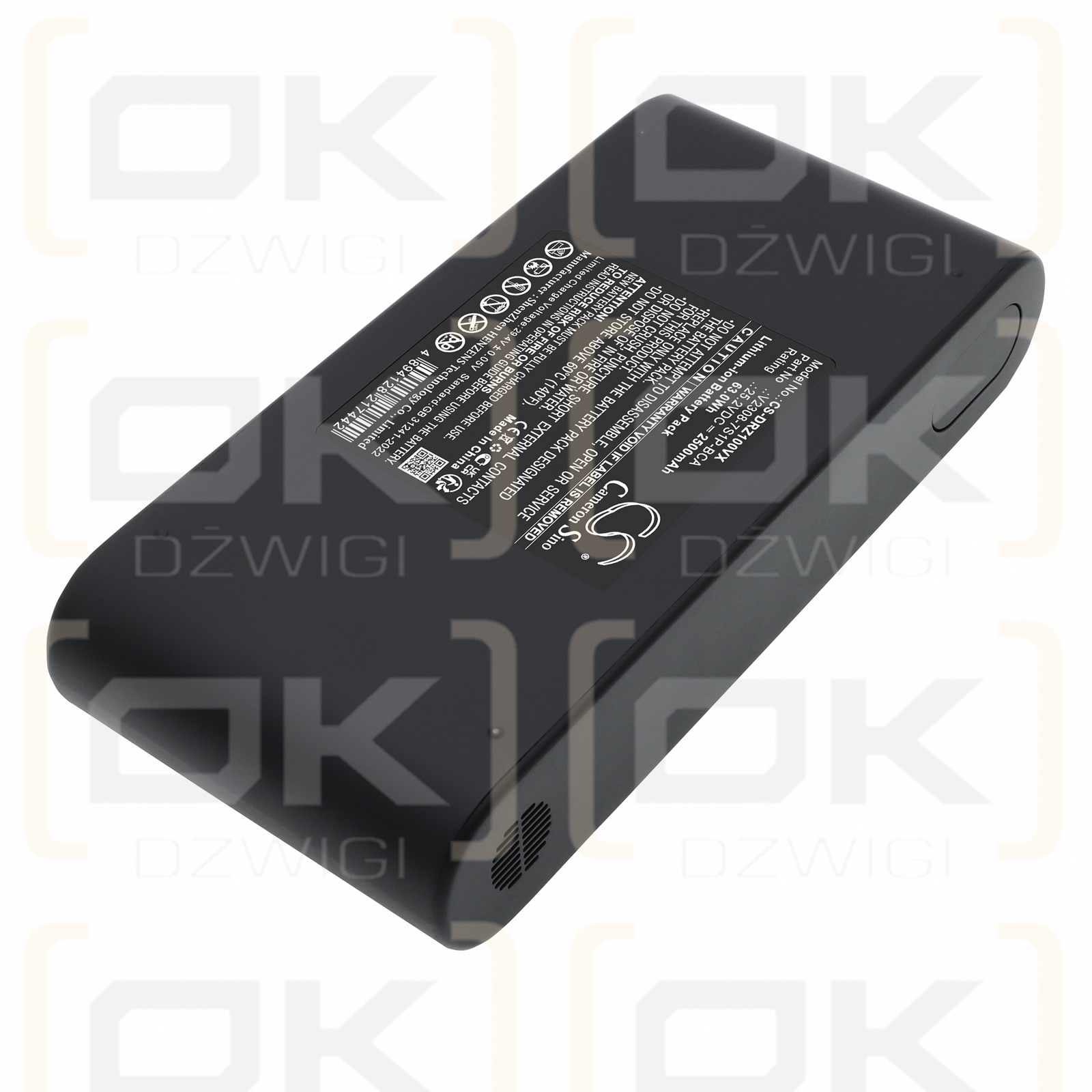 Dreame Z10 Station Akku-Stielstaubsauger / V2308-7S1P-BCA 2500 mAh Li-Ion 25,2 V (Cameron Sino)