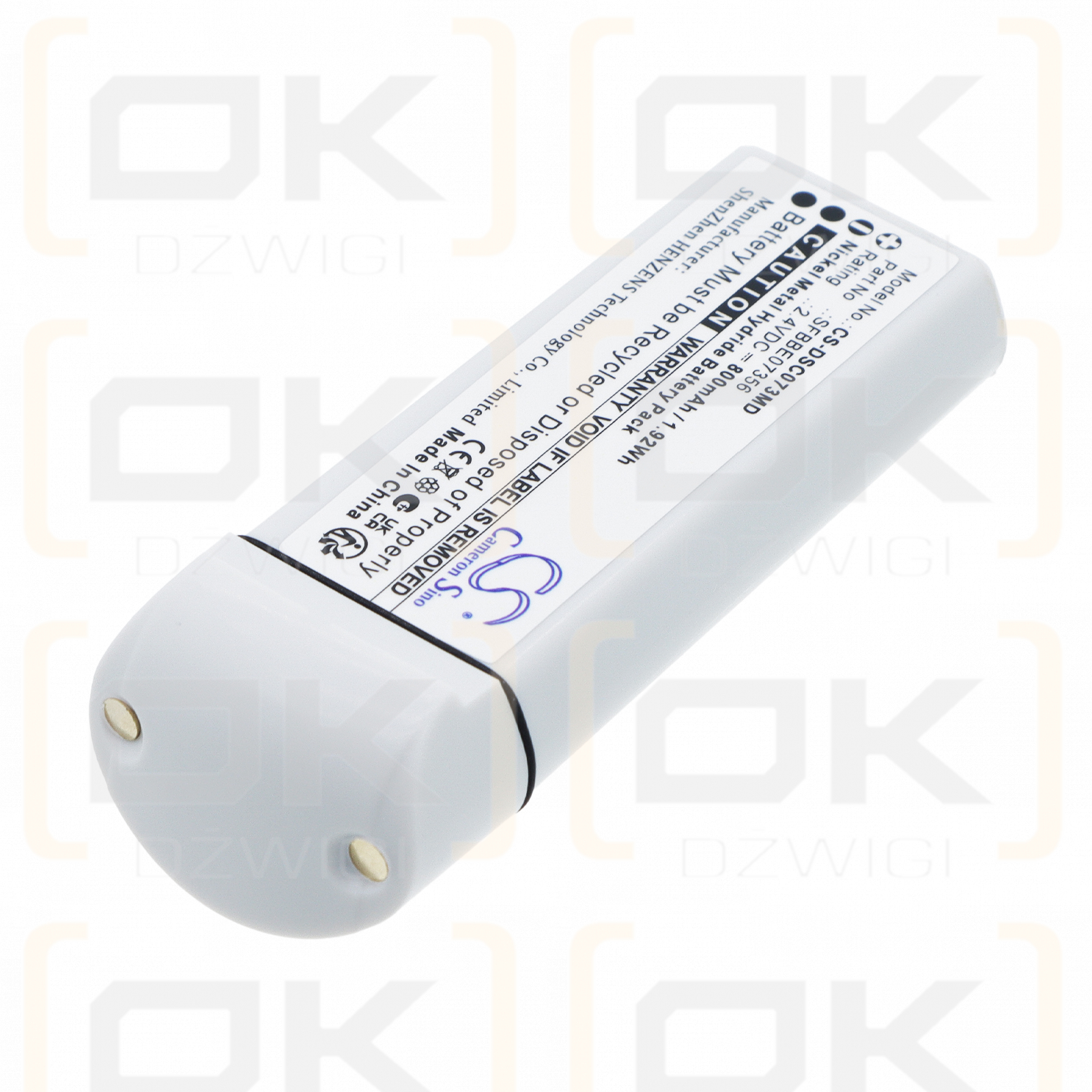 Сменный аккумулятор для Dentsply SmartLite Focus / SFBB100674 800 мАч Ni-MH 2,4 В (Cameron Sino)