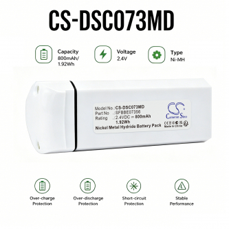 Ersatzakku für Dentsply SmartLite Focus / SFBB100674 800 mAh Ni-MH 2,4 V (Cameron Sino)