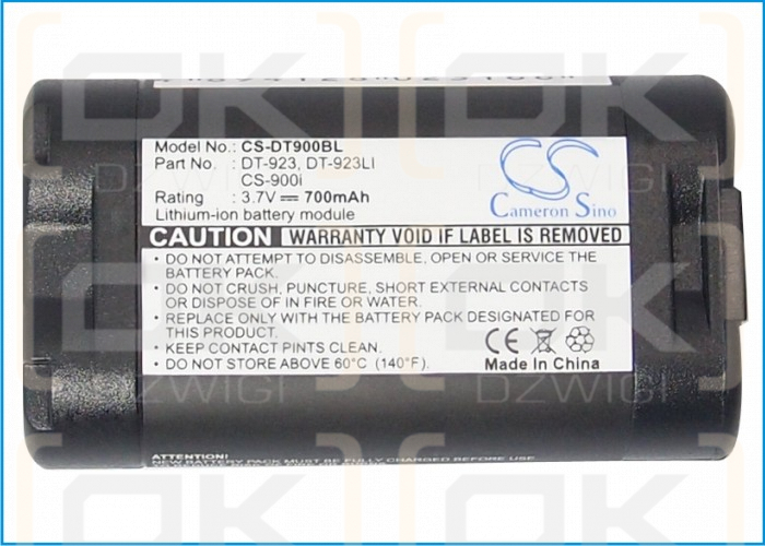 Casio DT-923LIB / DT-923 700mAh Li-ion 3.7V (Cameron Sino)