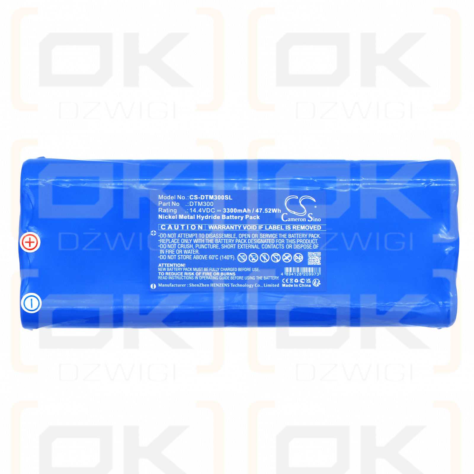 Digitrak Mark III / DTM300 3300mAh Ni-MH 14.4V (Cameron Sino)