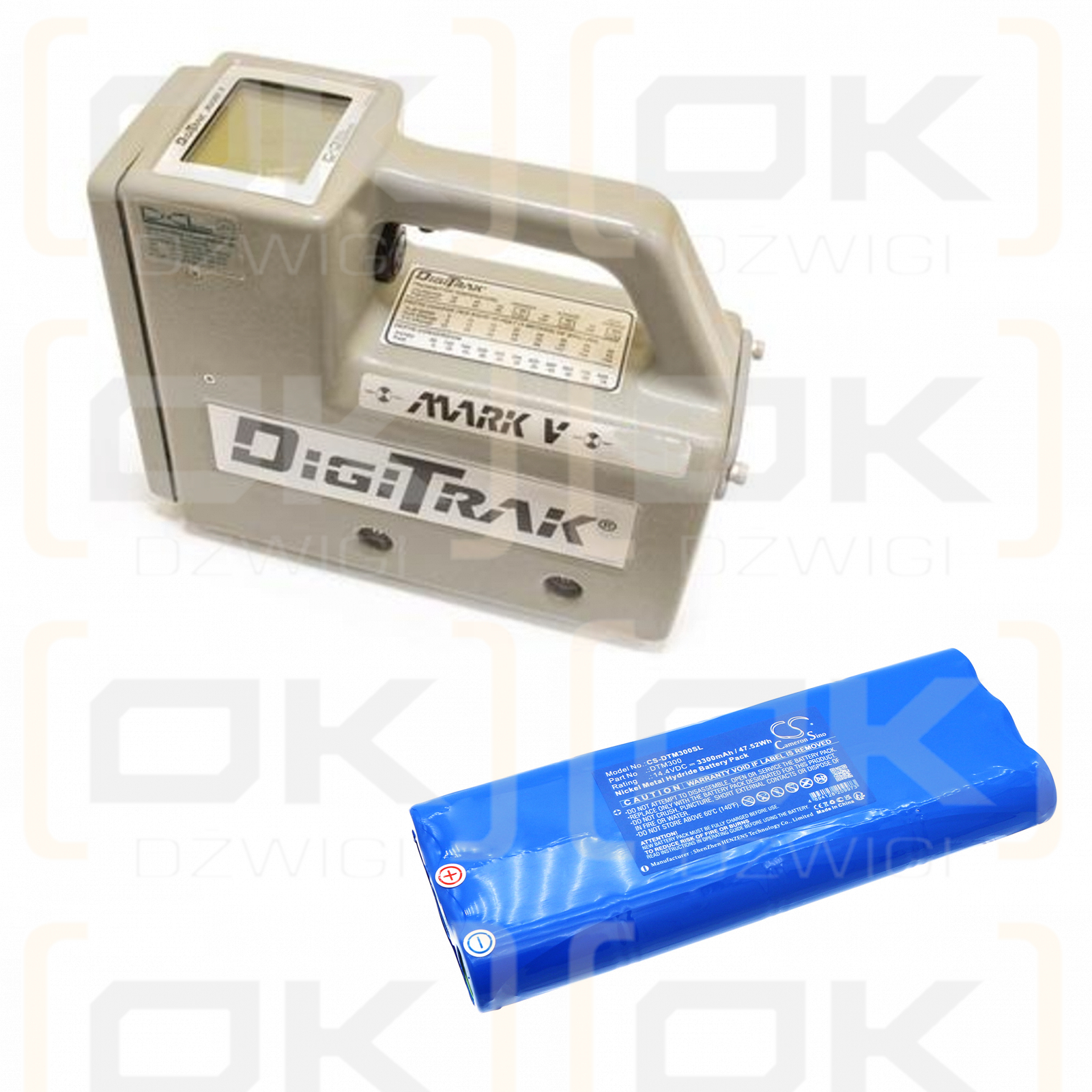 Digitrak Mark III / DTM300 3300mAh Ni-MH 14.4V (Cameron Sino)