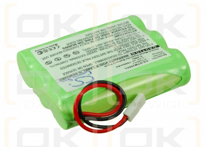 Philips TD9601 / PT6MXJ 1500mAh Ni-MH 3.6V (Cameron Sino)