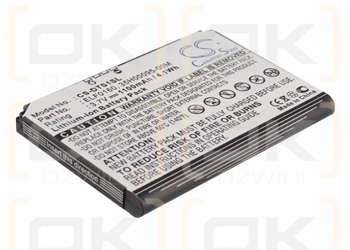 T-Mobile MDA Touch / ELF0160 1100mAh Li-ion 3.7V (Cameron Sino)