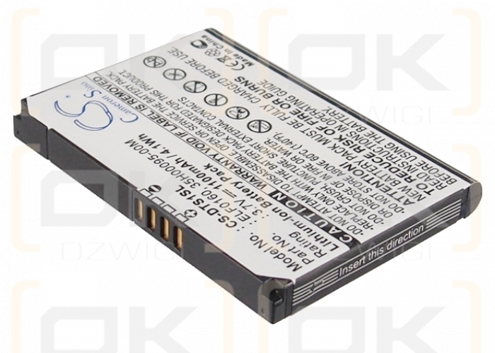 T-Mobile MDA Touch / ELF0160 1100mAh Li-ion 3.7V (Cameron Sino)