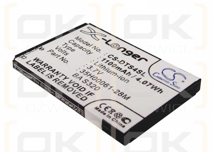 T-Mobile MDA Basic / 35H00061-26M 1100 mAh Li-Ion 3,7 V (Cameron Sino)