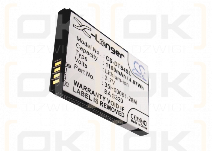 T-Mobile MDA Basic / 35H00061-26M 1100 mAh Li-Ion 3,7 V (Cameron Sino)