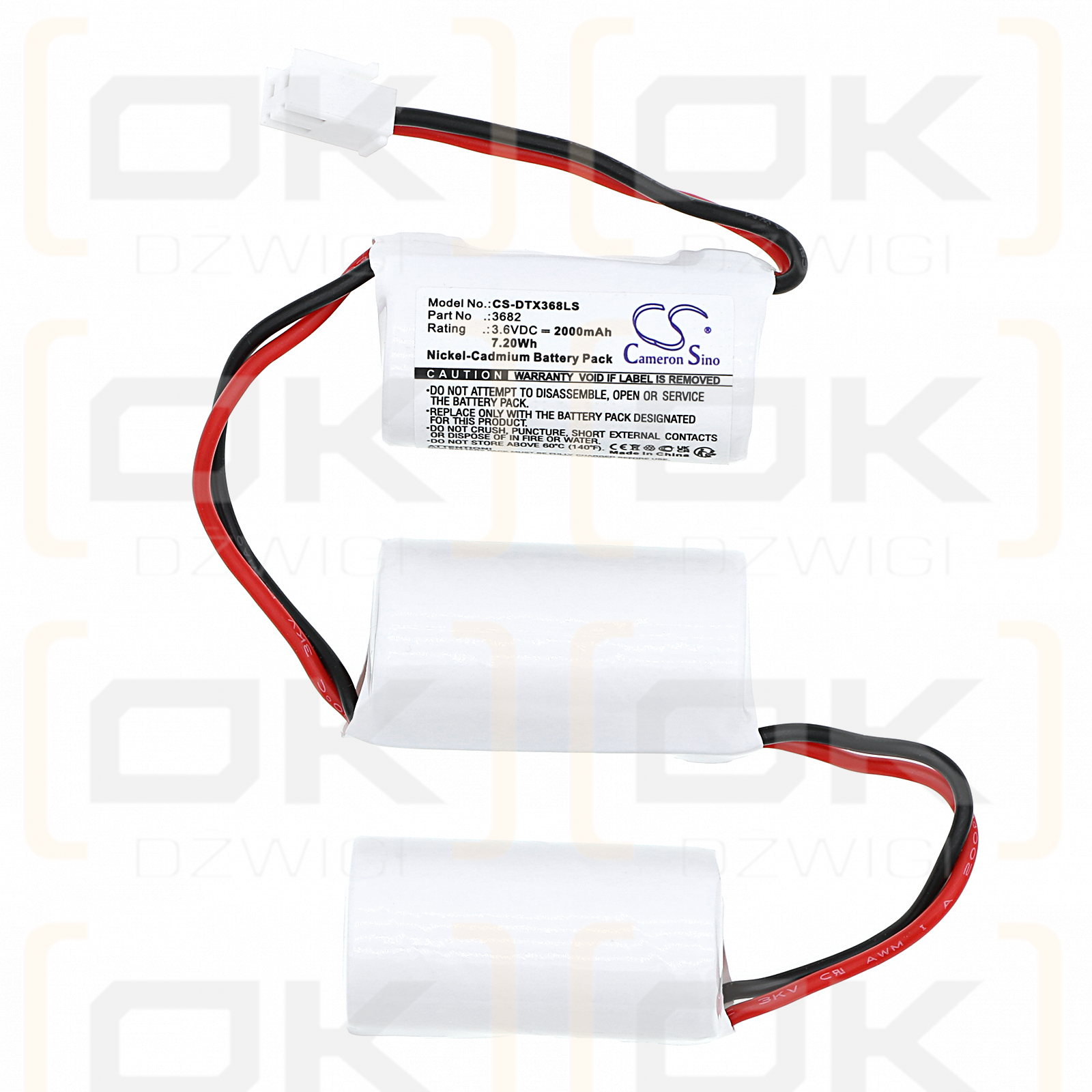 DOTLUX 3679 / 3682 2000 mAh Ni-CD 3,6 V (Cameron Sino)