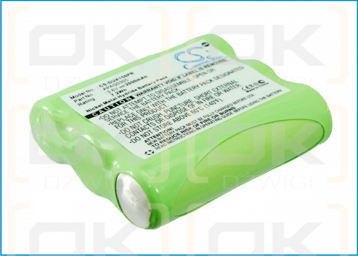 Duracom I9XTP150 / APAG0305 2000 mAh Ni-MH 3.6 V (Cameron Sino)
