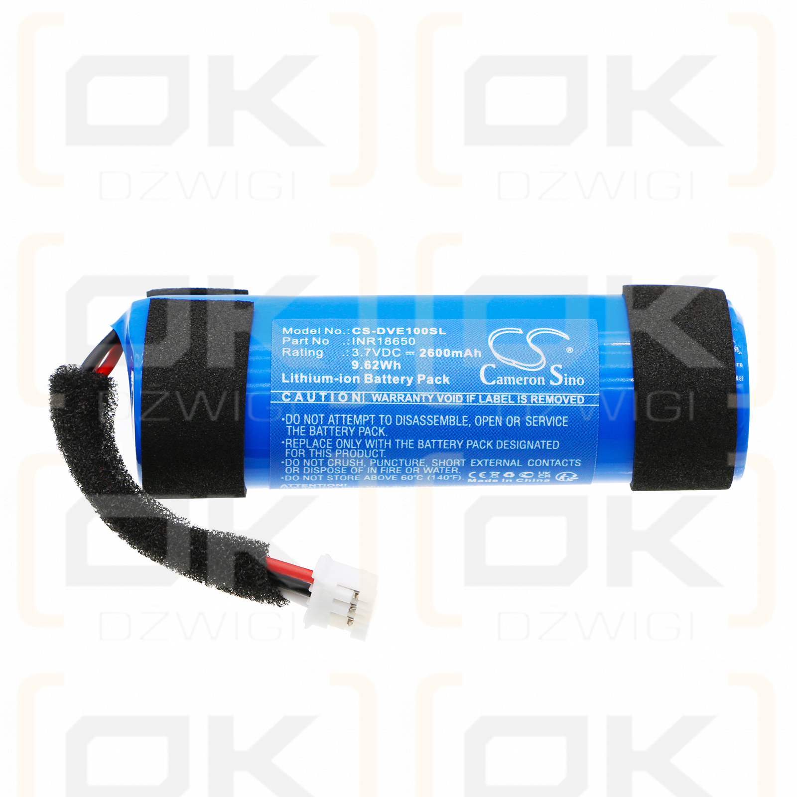 Divoom Timebox Evo / INR18650 2600 mAh Li-Ion 3,7 V (Cameron Sino)
