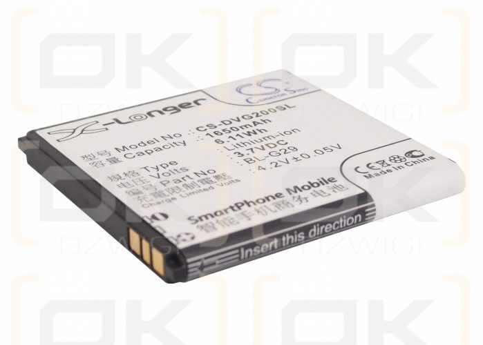 DOOV D210T / BL-G29 1650 mAh Li-Ion 3,7 V (Cameron Sino)