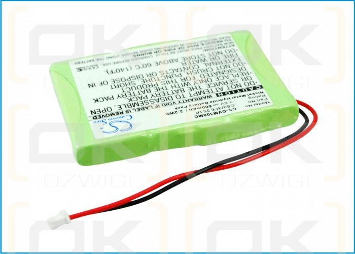 Digital Ally DVM 500 / CS2/3F6 3S1P 600mAh Ni-MH 3.6V (Cameron Sino)