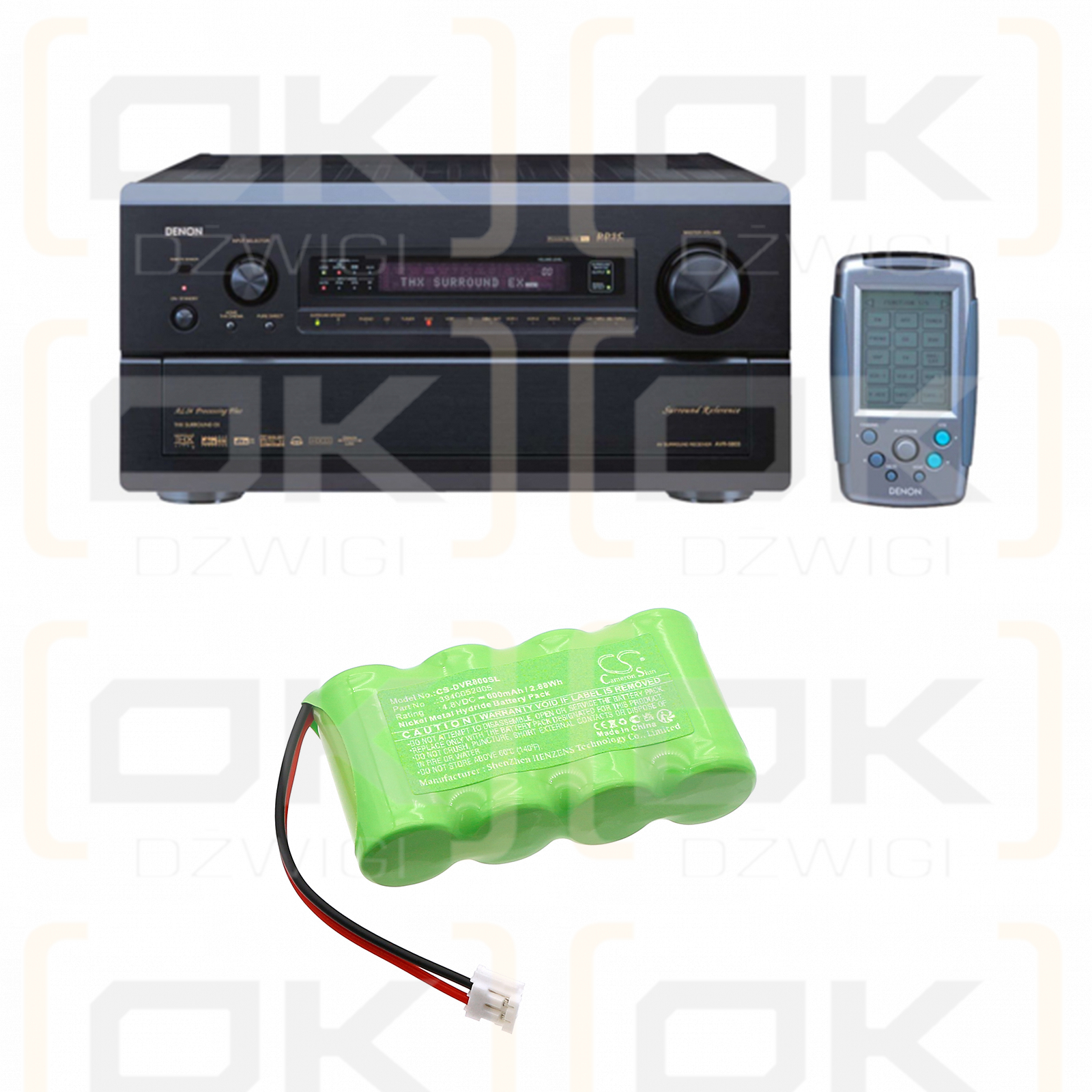 Denon RC-8000 / 3940052005 600mAh Ni-MH 4.8V (Cameron Sino)