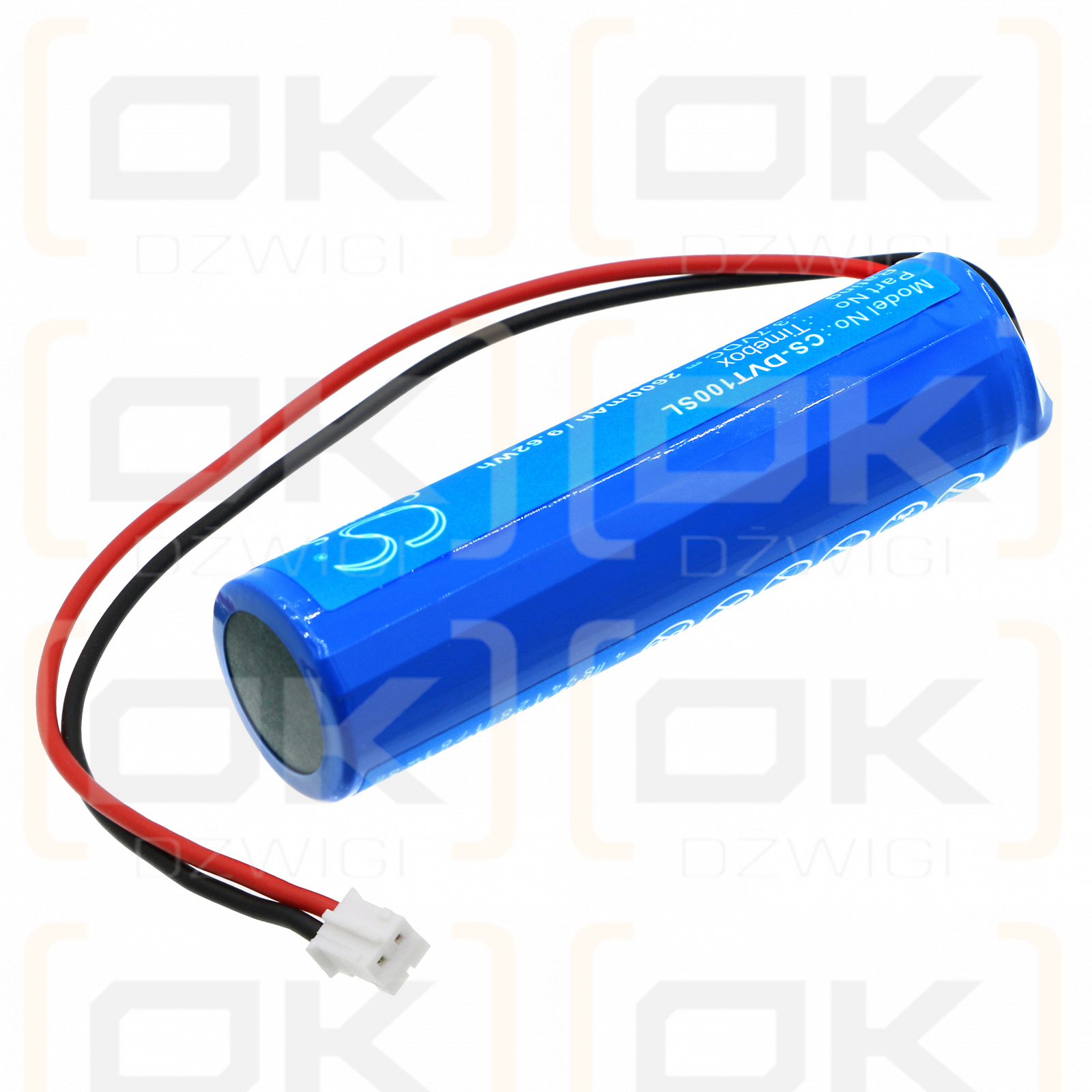 Divoom Timebox 2600mAh Li-ion 3.7V (Cameron Sino)