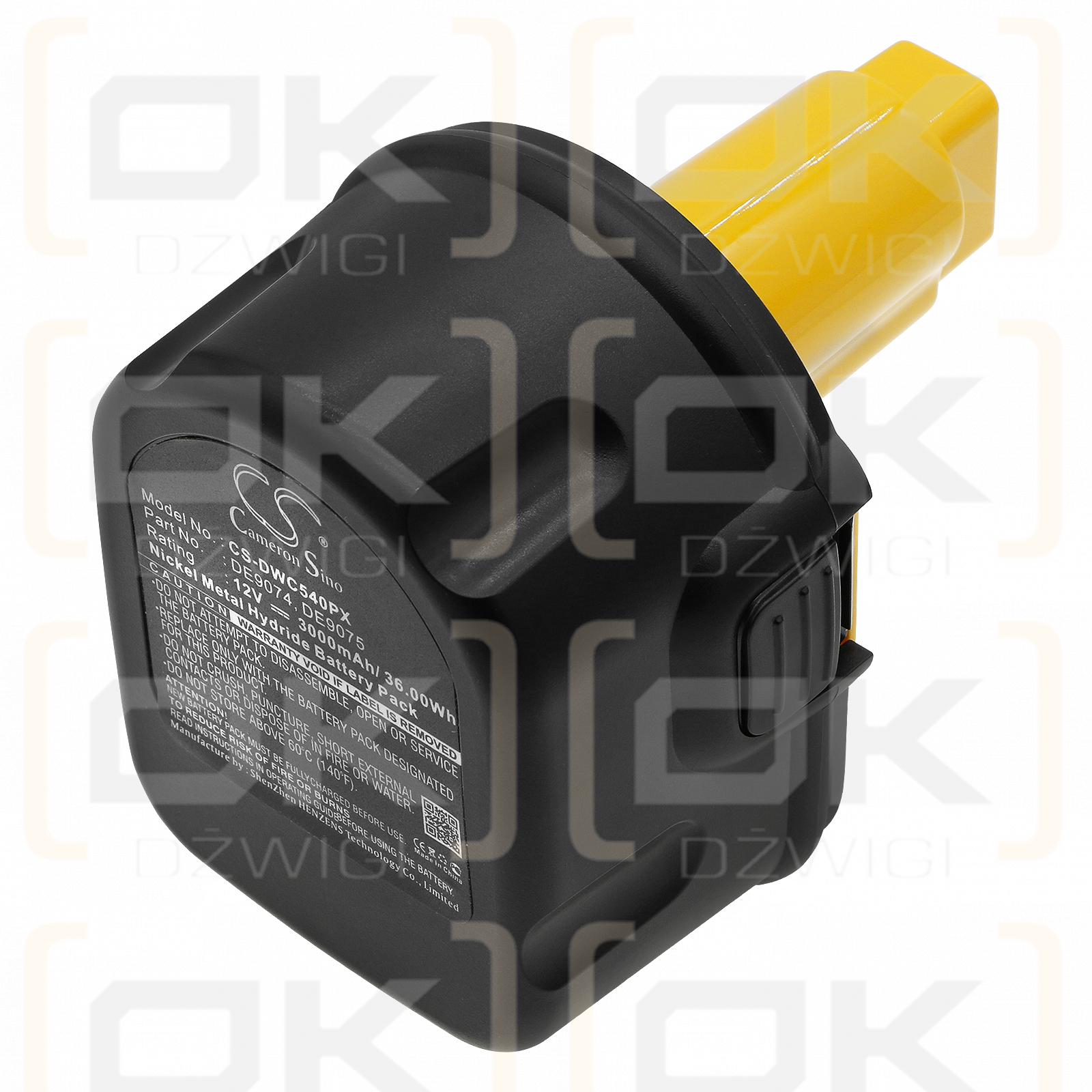 DeWalt DW999KQ / DC9071 3000mAh Ni-MH 12.0V (Cameron Sino)