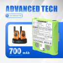 DeTeWe PMR8000 / MT700D03XXC 700mAh Ni-MH 4.8V (Cameron Sino)