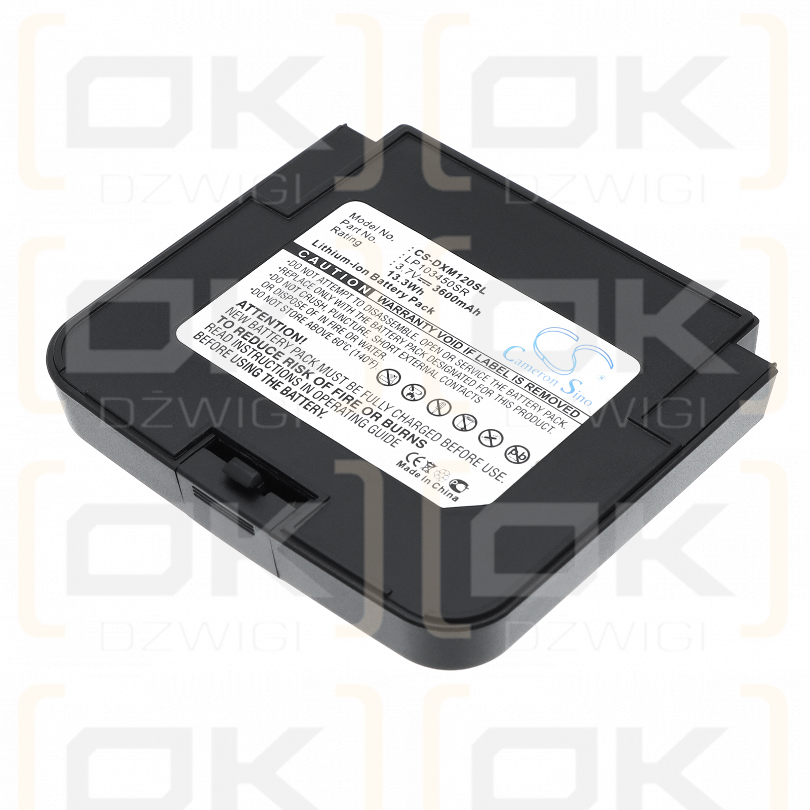 Delphi SA10120 / LP103450SR 3600 mAh Li-Ion 3,7 V (Cameron Sino)