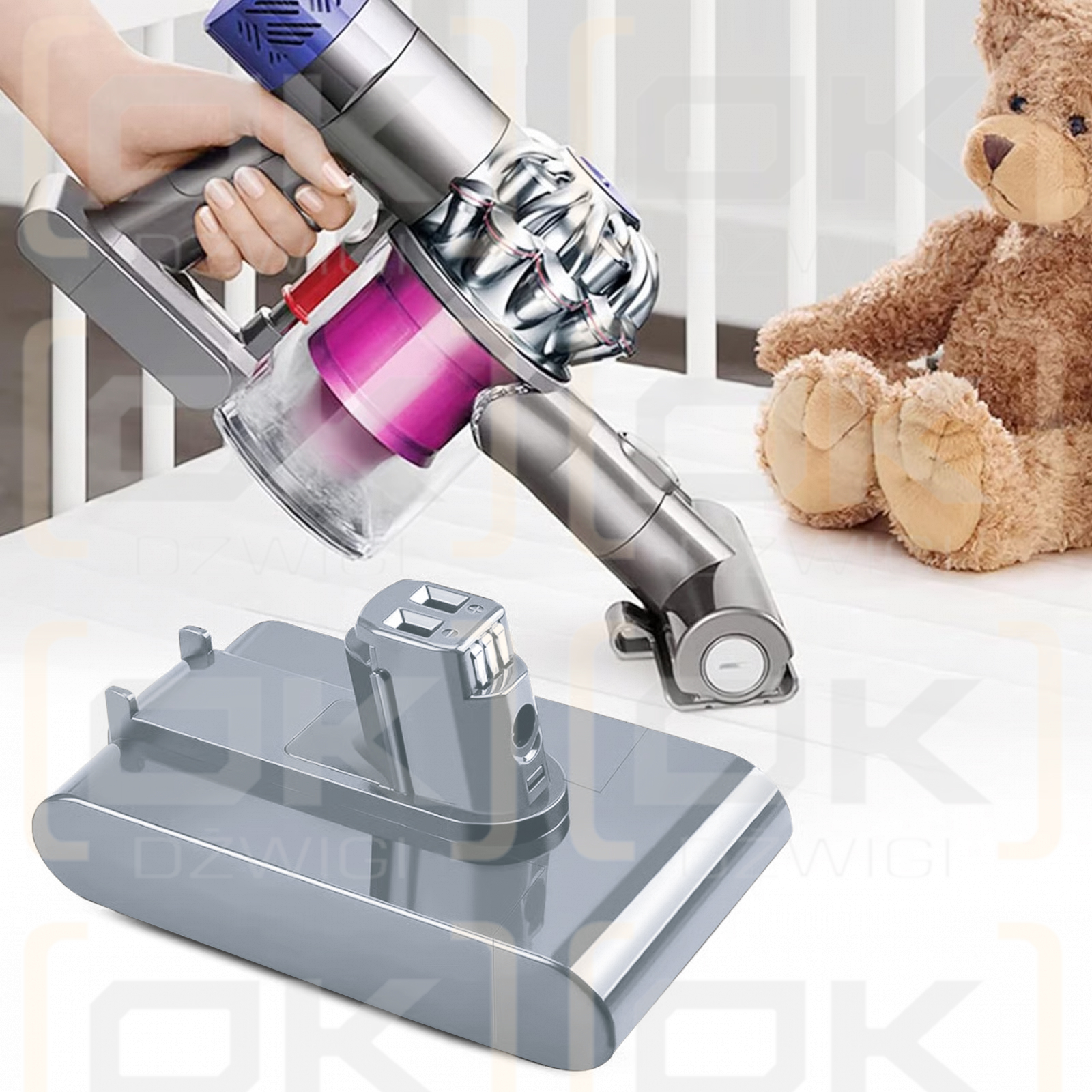 Dyson DC44 Exclusive / 17083-2811 2500 mAh Li-Ion 22,2 V (Cameron Sino)