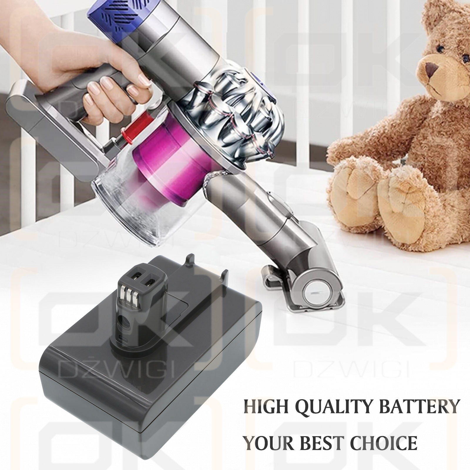 Dyson DC44 Exklusiv / 17083-2811 5000 mAh Li-Ion 22,2 V (Cameron Sino)