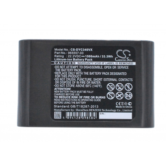 Dyson DC44 Animal / 965557-03 1500 mAh Li-Ion 22,2 V (Cameron Sino)