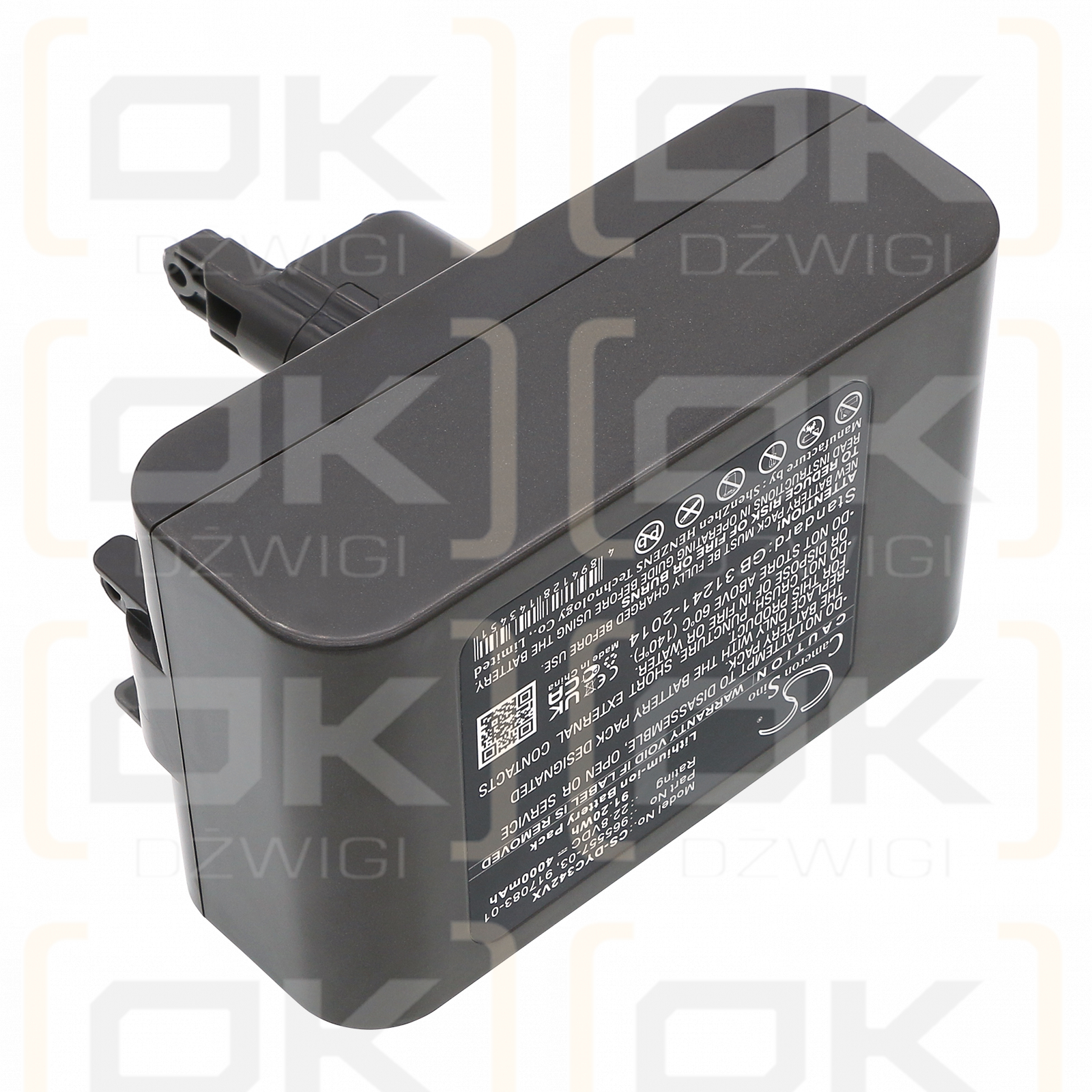 Dyson DC44 Animal / 965557-03 4000 mAh Li-Ion 22,8 V (Cameron Sino)