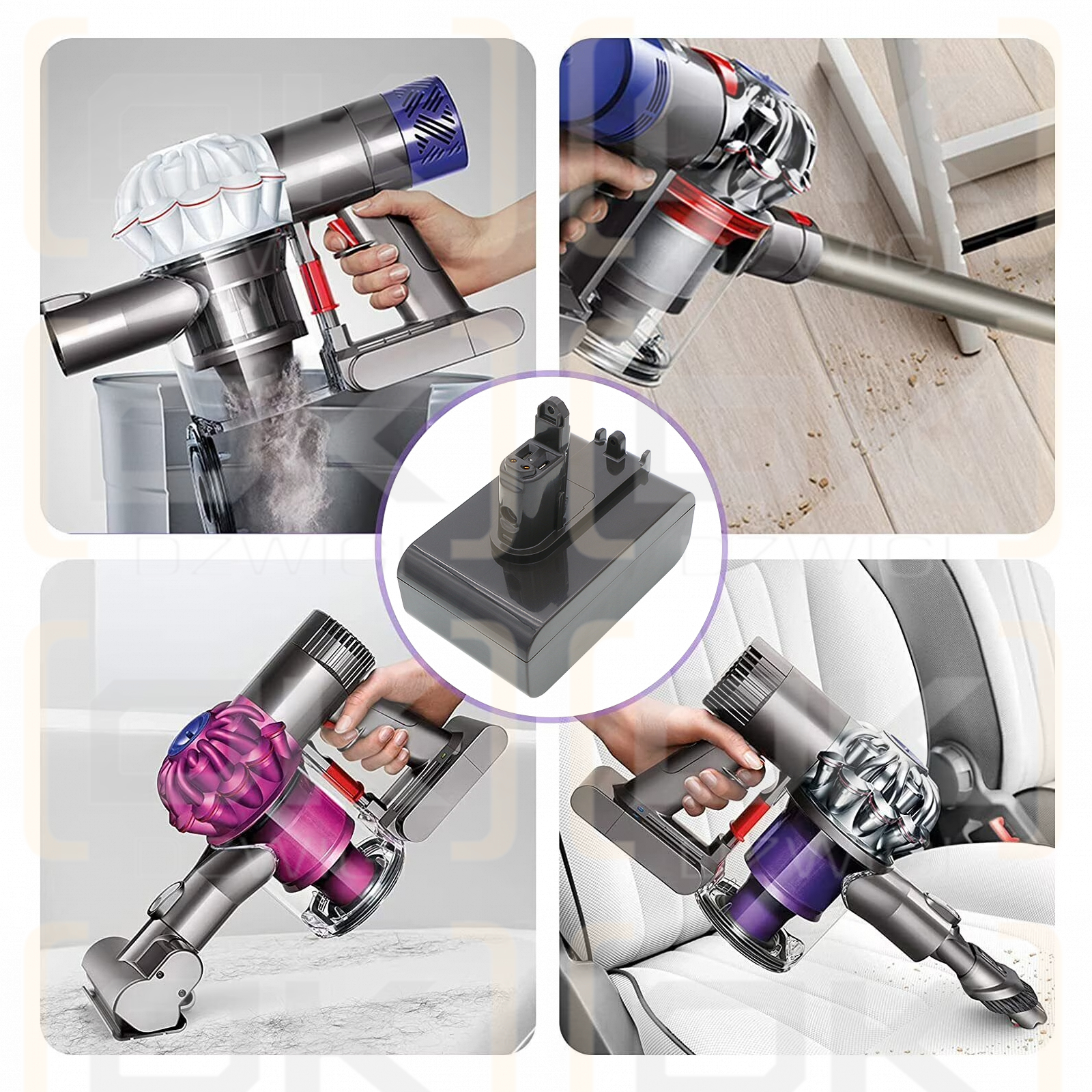 Dyson DC44 Animal / 965557-03 4000 mAh Li-Ion 22,8 V (Cameron Sino)