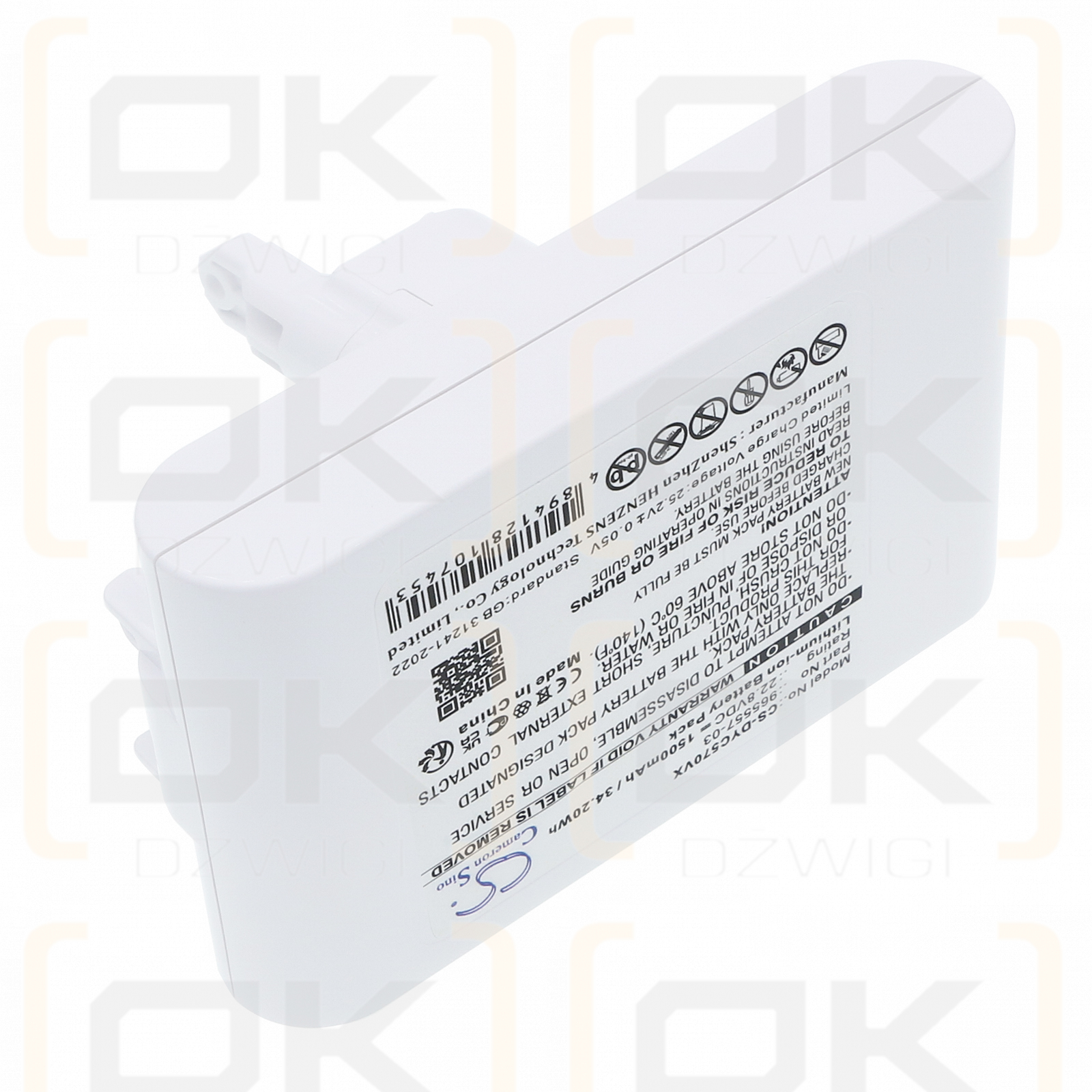 Dyson DC57 / 965557-03 1500 mAh Li-Ion 22,8 V (Cameron Sino)