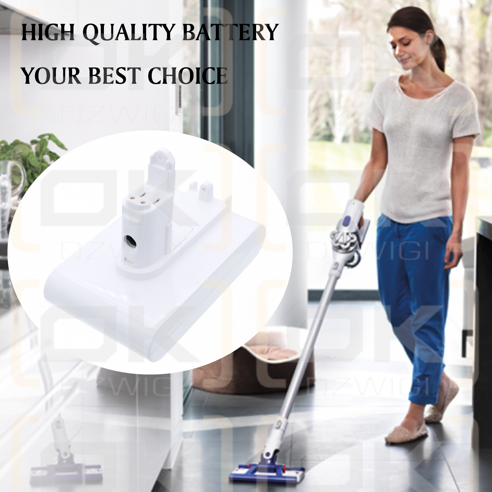 Dyson DC57 / 965557-03 1500 mAh Li-Ion 22,8 V (Cameron Sino)