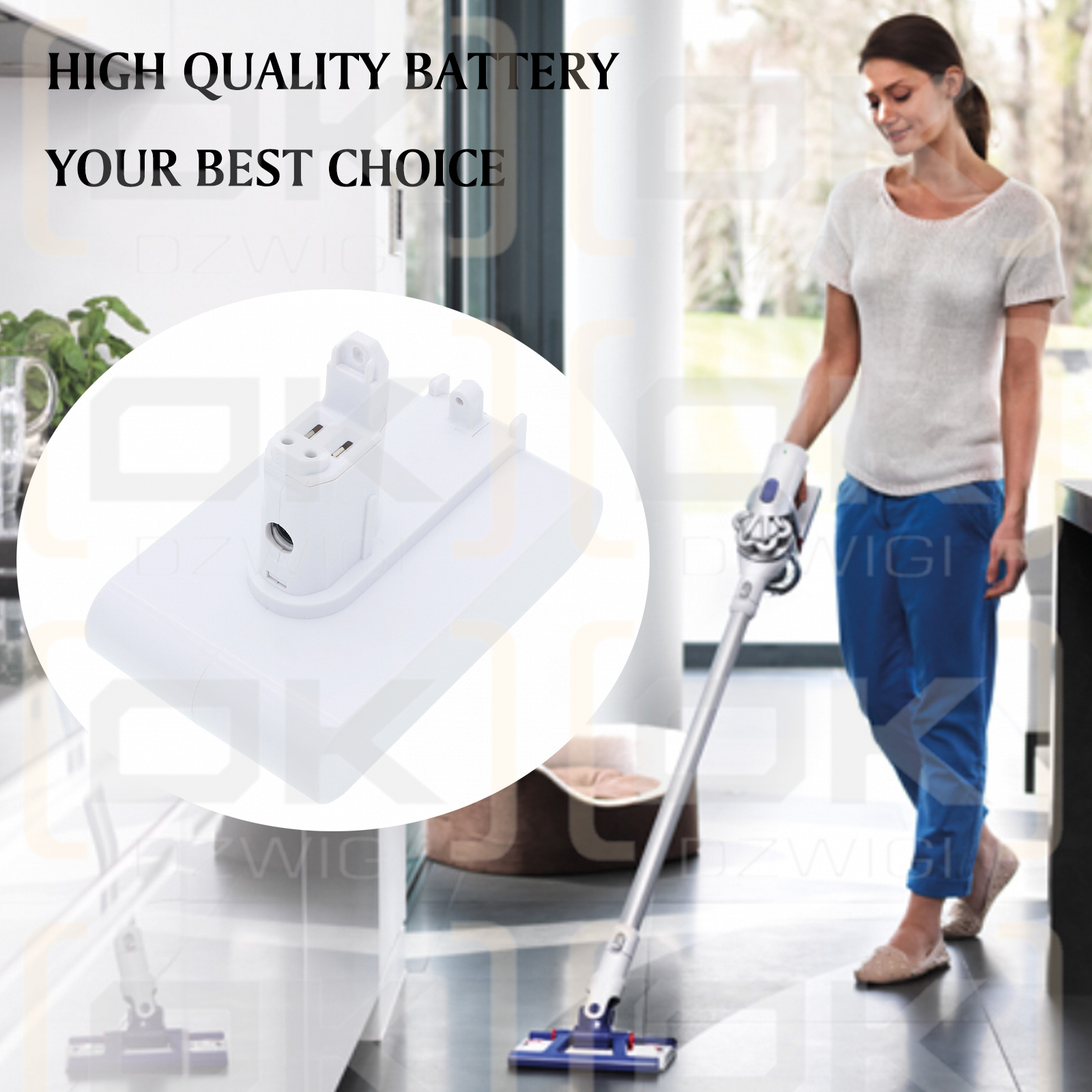 Dyson DC57 / 965557-03 2500 mAh Li-Ion 22,8 V (Cameron Sino)