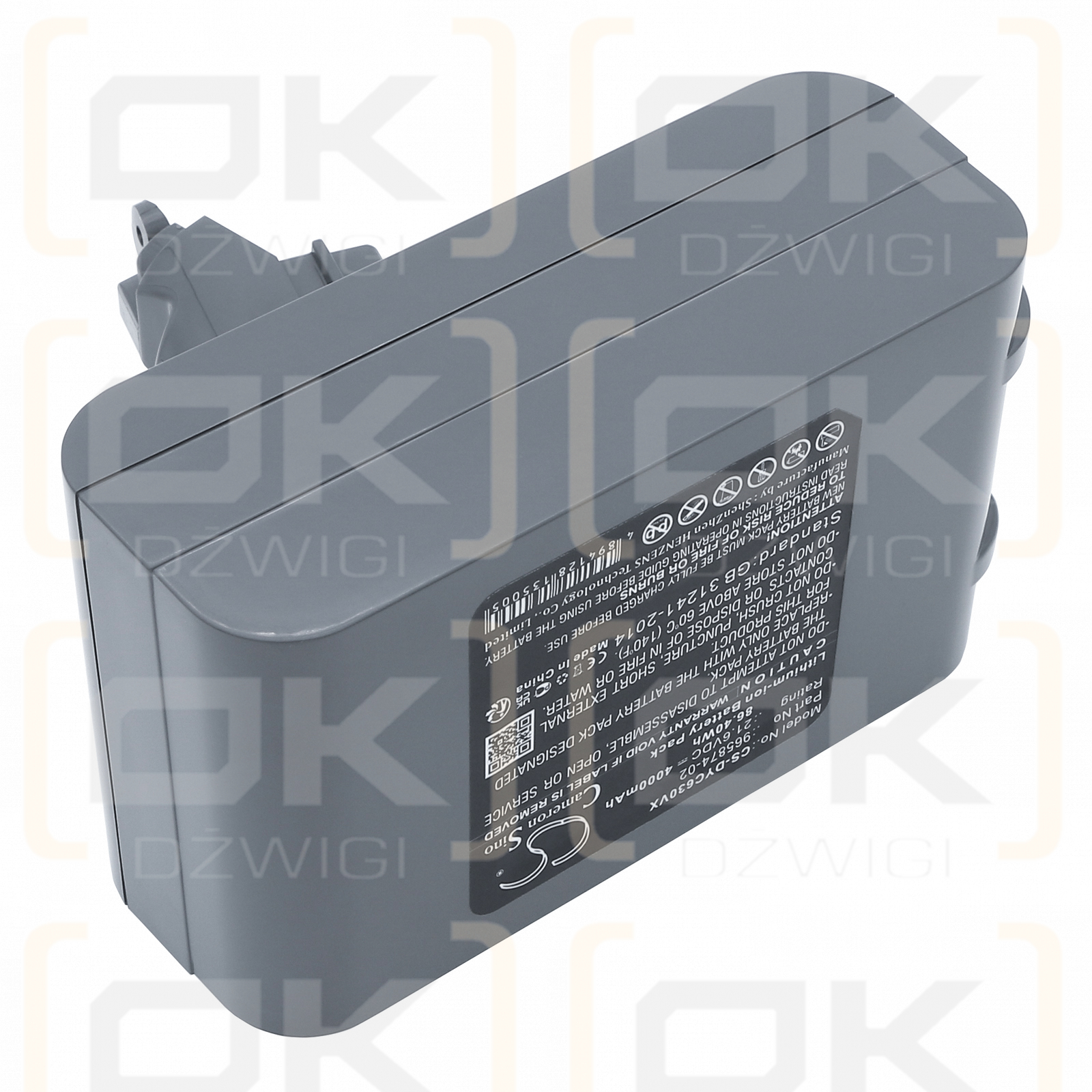 Dyson V6 Trigger / 965874-02 4000 mAh Li-Ion 21,6 V (Cameron Sino)