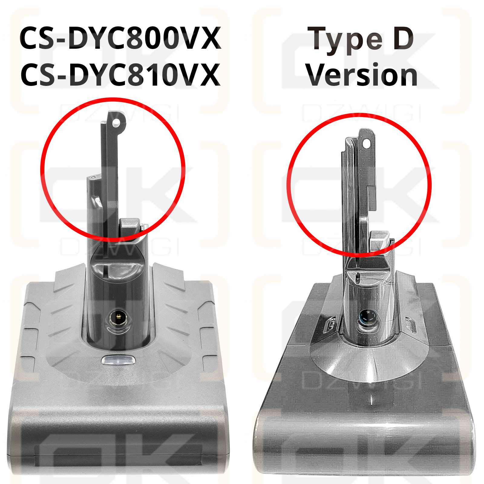 Dyson V8 Fluffy / 215681 2600mAh Li-ion 21.6V (Cameron Sino)