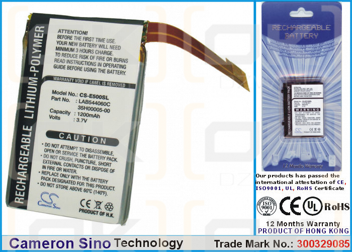 Bateria zamienna do Toshiba Thera 2032 / LAB544060C 1200 mAh Li-Polymer 3.7 V (Cameron Sino)