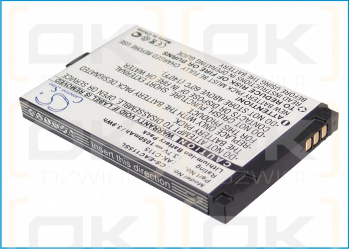 Emporia Telme C135 / AK-C115 1050 mAh Li-Ion 3,7 V (Cameron Sino)