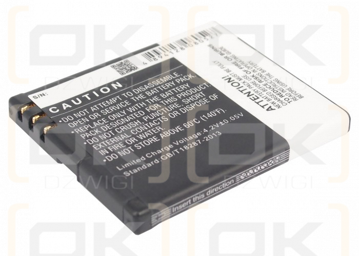 TELME C145B / AK-C145 900 mAh Li-Ion 3,7 V (Cameron Sino)