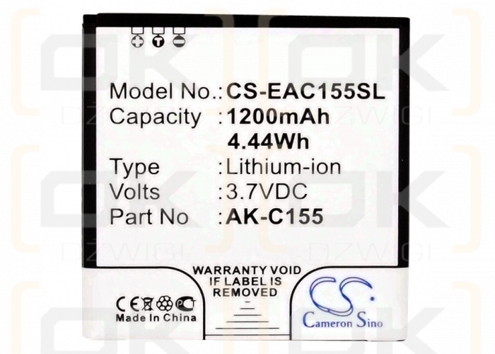 Emporia C155 / AK-C155 1200mAh Li-ion 3.7V (Cameron Sino)