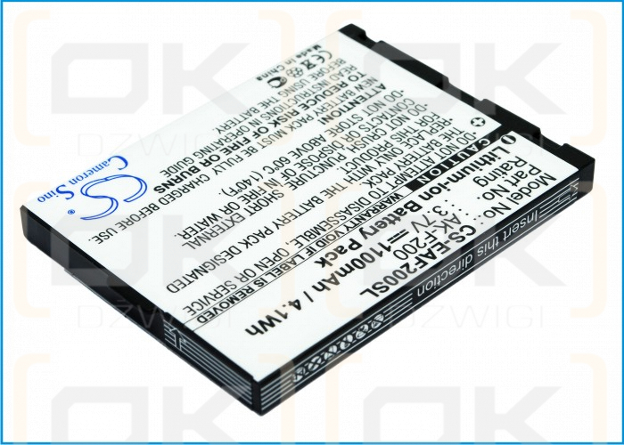 TELME F210 / AK-F200 1100 mAh Li-ion 3,7 V (Cameron Sino)