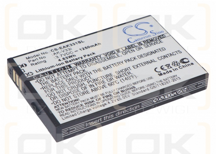 Emporia SOLIDplus V33i / AK-V33i 1250mAh Li-ion 3.7V (Cameron Sino)