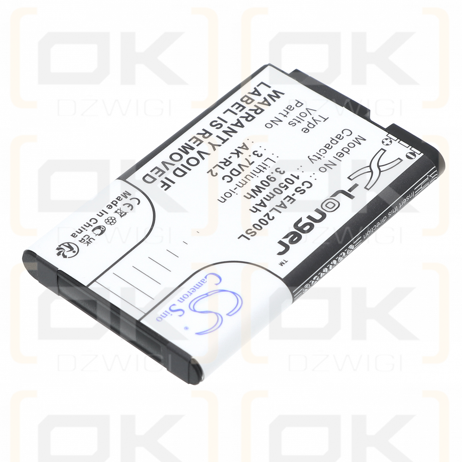 Emporia Comfort 2,4 pulgadas / AK-RL2 1050 mAh Li-ion 3,7 V (Cameron Sino)