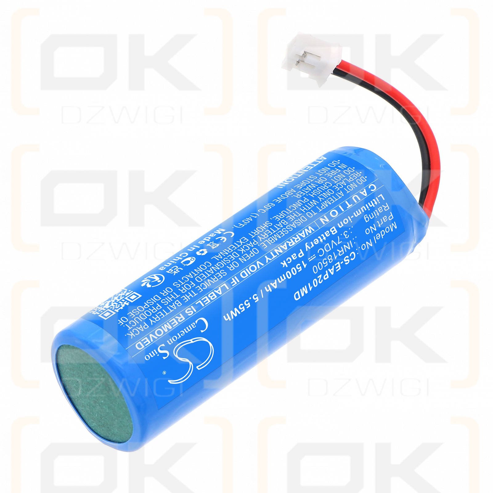 Endodontic Alpha II Resident / INR18500 1500 mAh Li-ion 3.7 V (Cameron Sino)